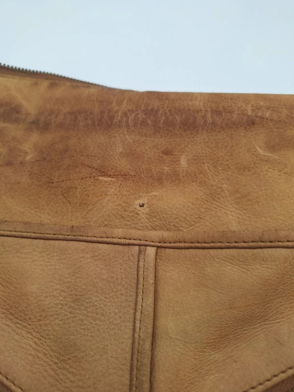 Lucky Brand Boho Western Leather Crossbody Bag Casual Fringe Purse